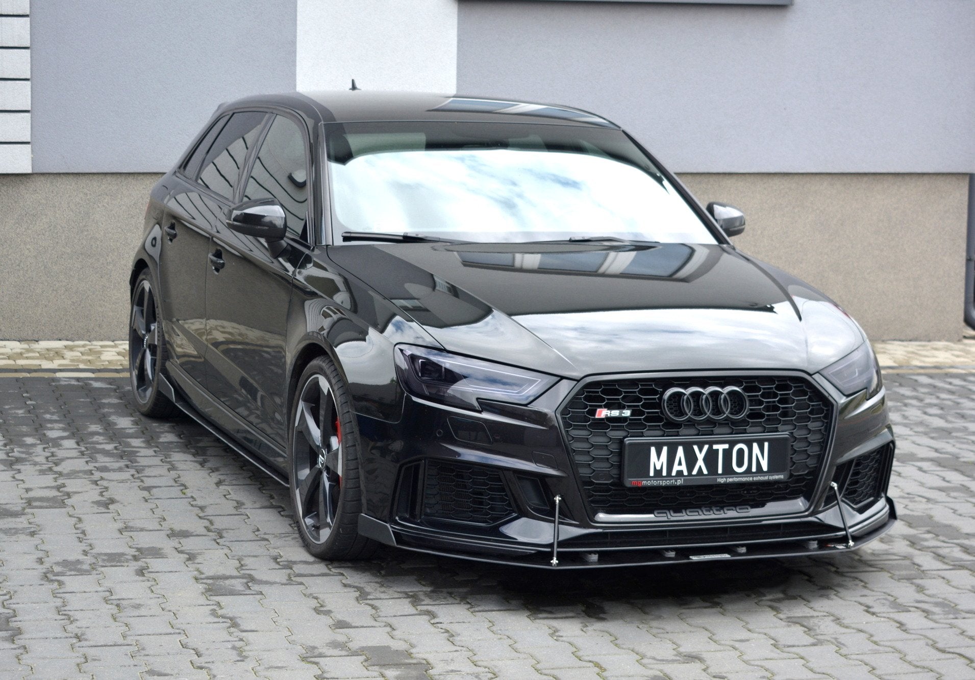 Front Racing Splitter V.2 Audi RS3 Sportback 8V Facelift