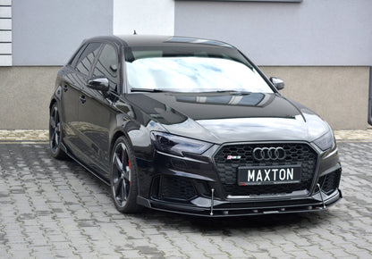 Front Racing Splitter V.2 Audi RS3 Sportback 8V Facelift