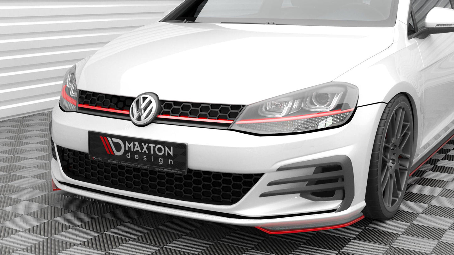 Front Side Splitters Volkswagen Golf GTI / GTD Mk7 Facelift