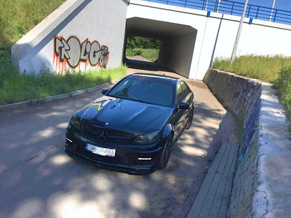 Front Splitter Mercedes-Benz C63 AMG Sedan / Estate W204 Facelift / S204 Facelift