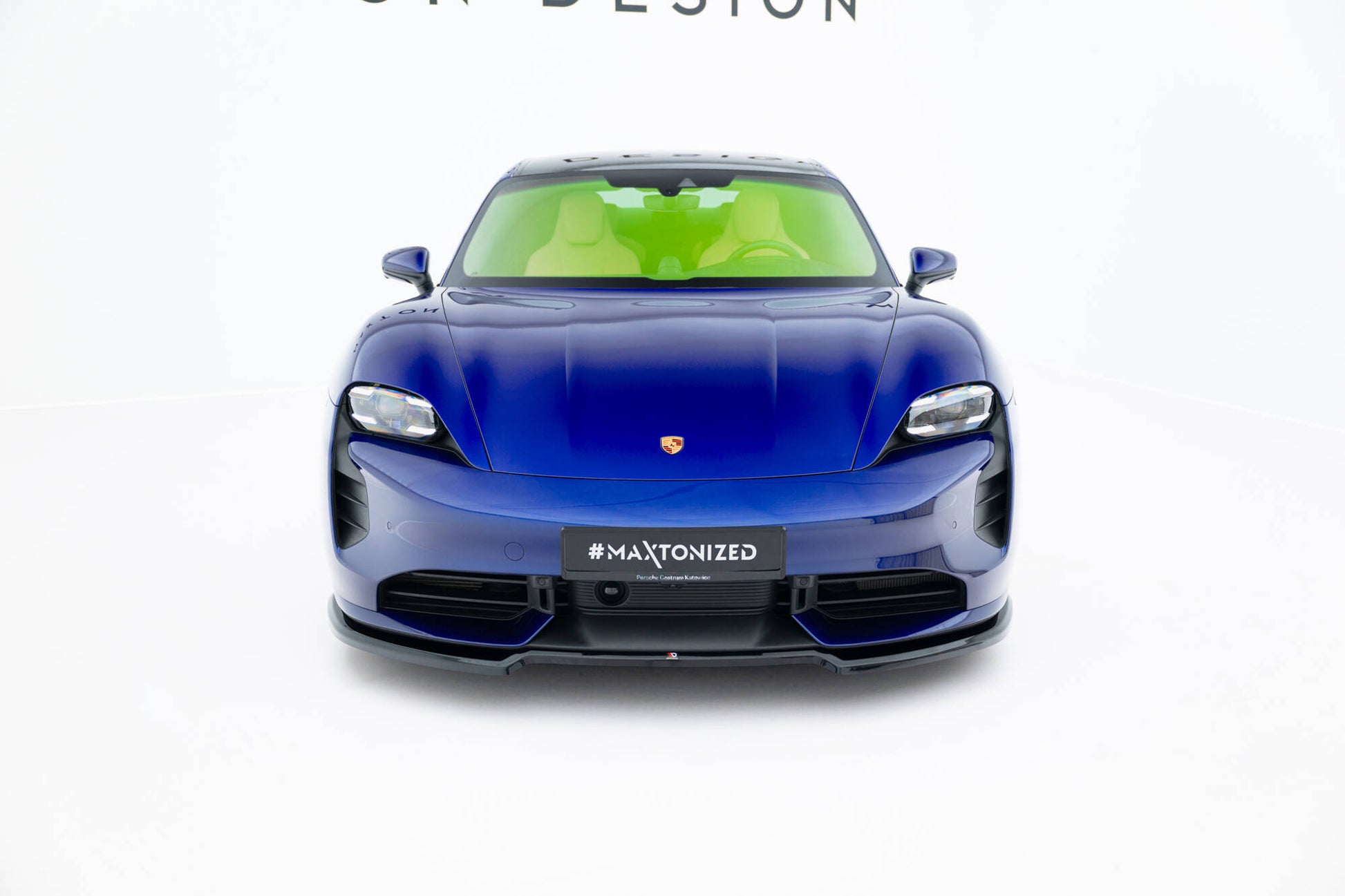 Front Splitter Porsche Taycan Turbo S Mk1