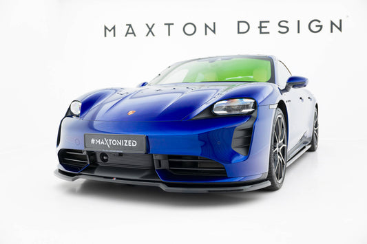 Front Splitter Porsche Taycan Turbo S Mk1