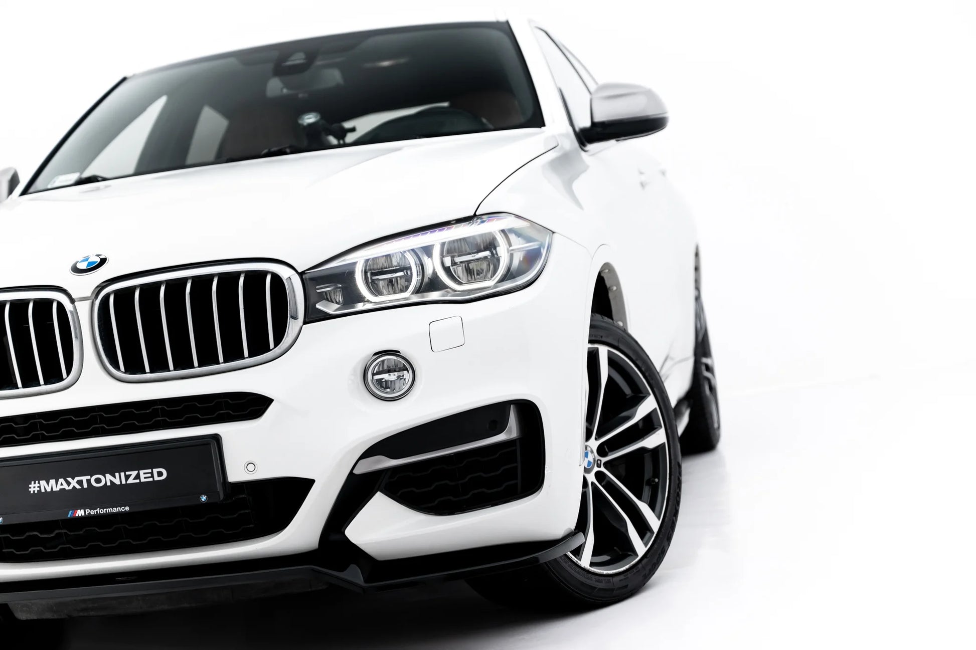 FRONT SPLITTER v.1 for BMW X6 F16 MPACK