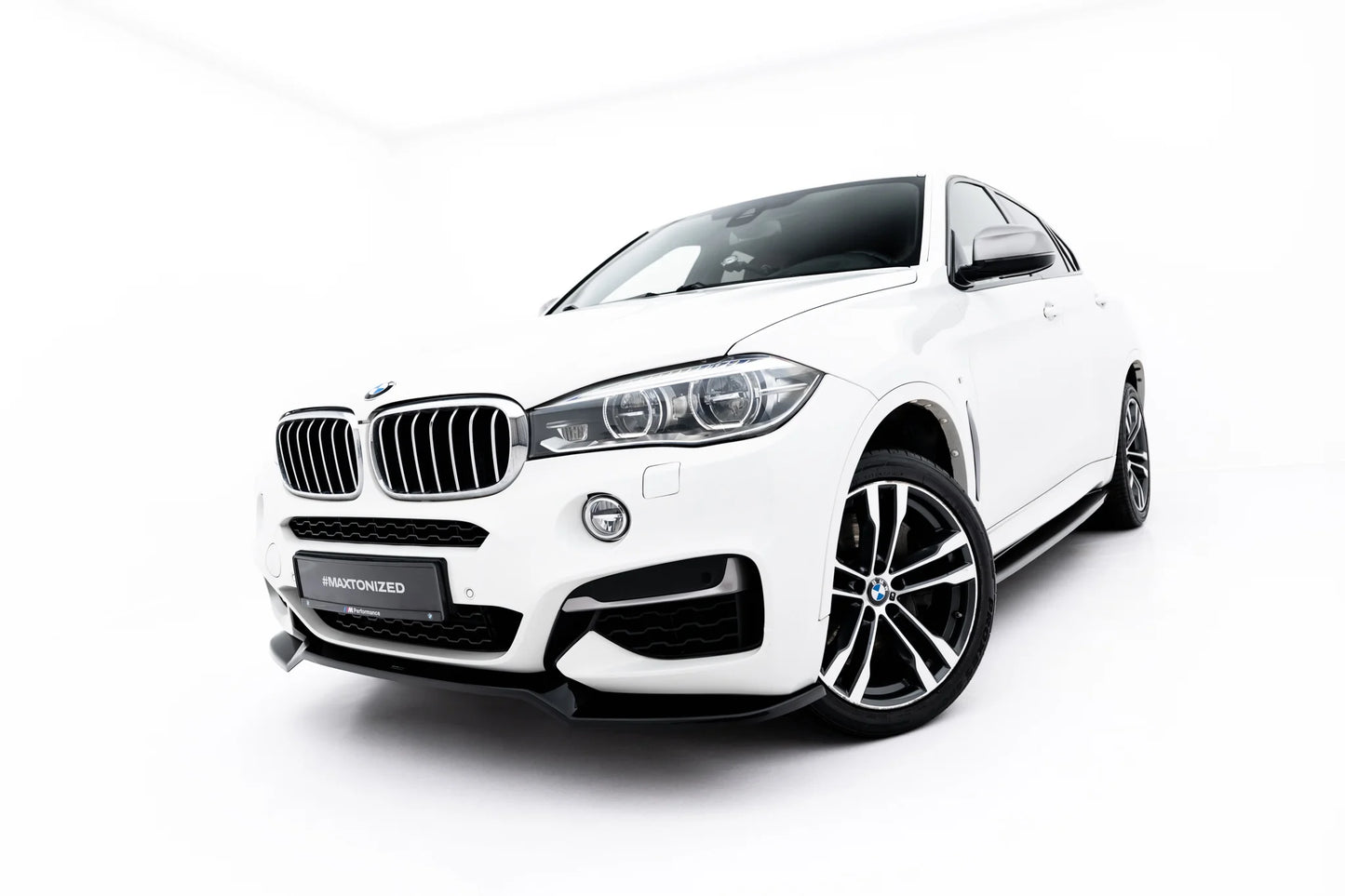 FRONT SPLITTER v.1 for BMW X6 F16 MPACK