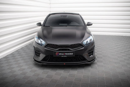 Front Splitter V.1 Kia Proceed GT Mk3 Facelift / Ceed GT / GT - Line Mk1 Facelift