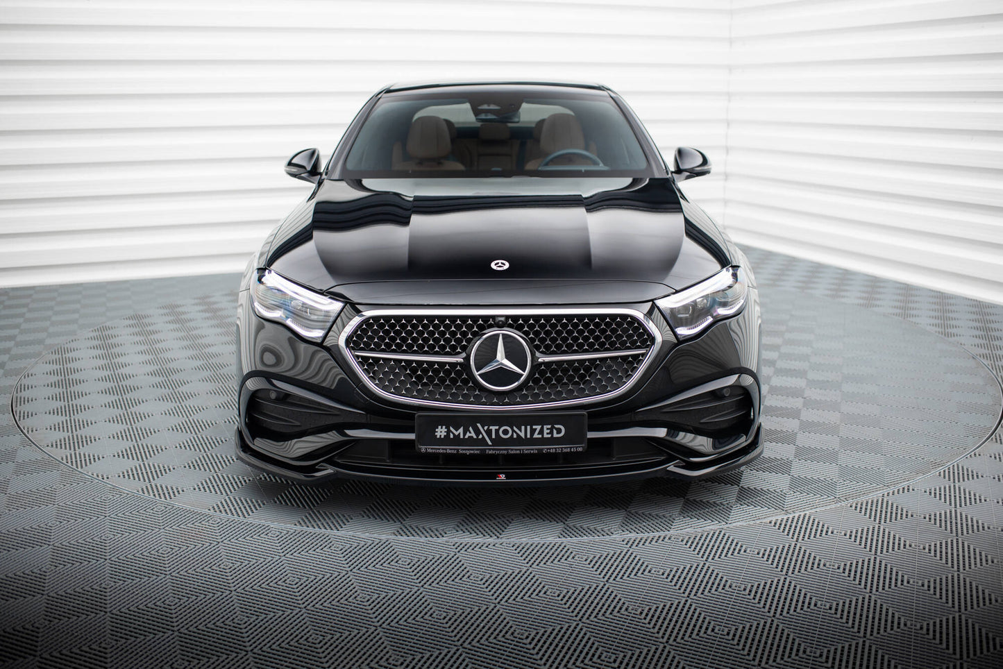 Front Splitter V.1 Mercedes-Benz E AMG-Line Sedan / Estate W214