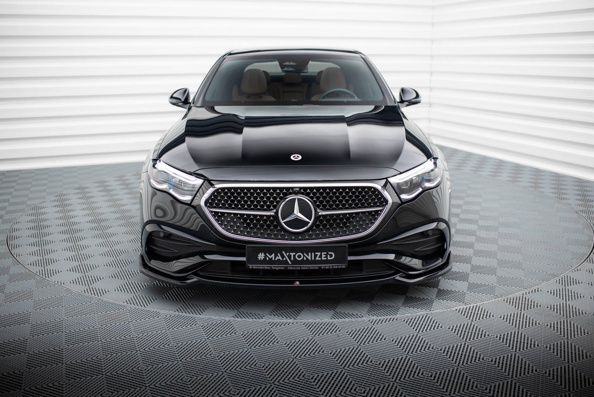 Front Splitter V.1 Mercedes-Benz E AMG-Line Sedan / Estate W214