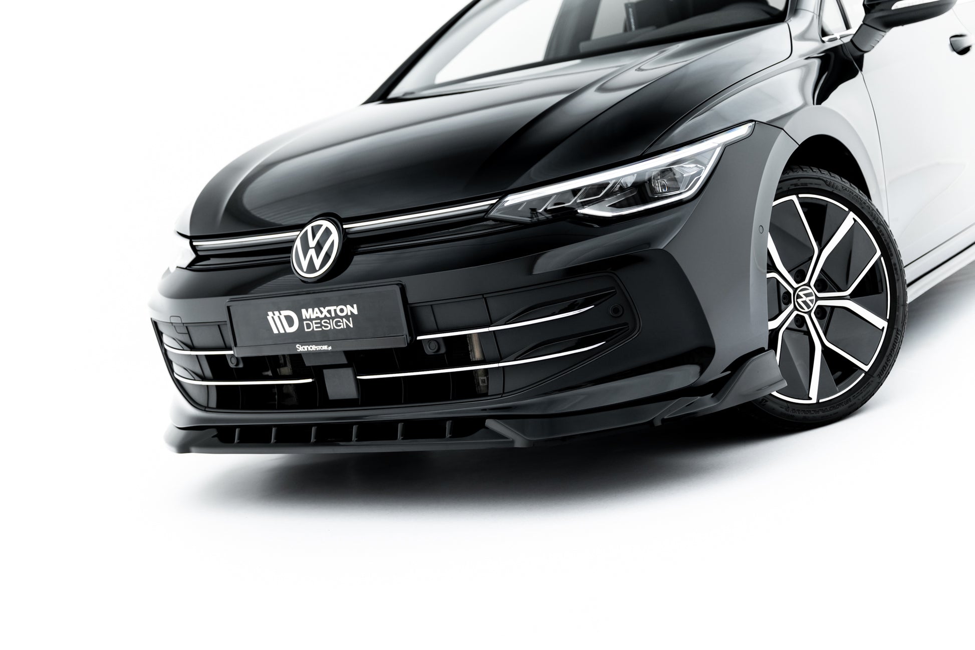 Front Splitter V.1 Volkswagen Golf Hatchback Mk8 Facelift