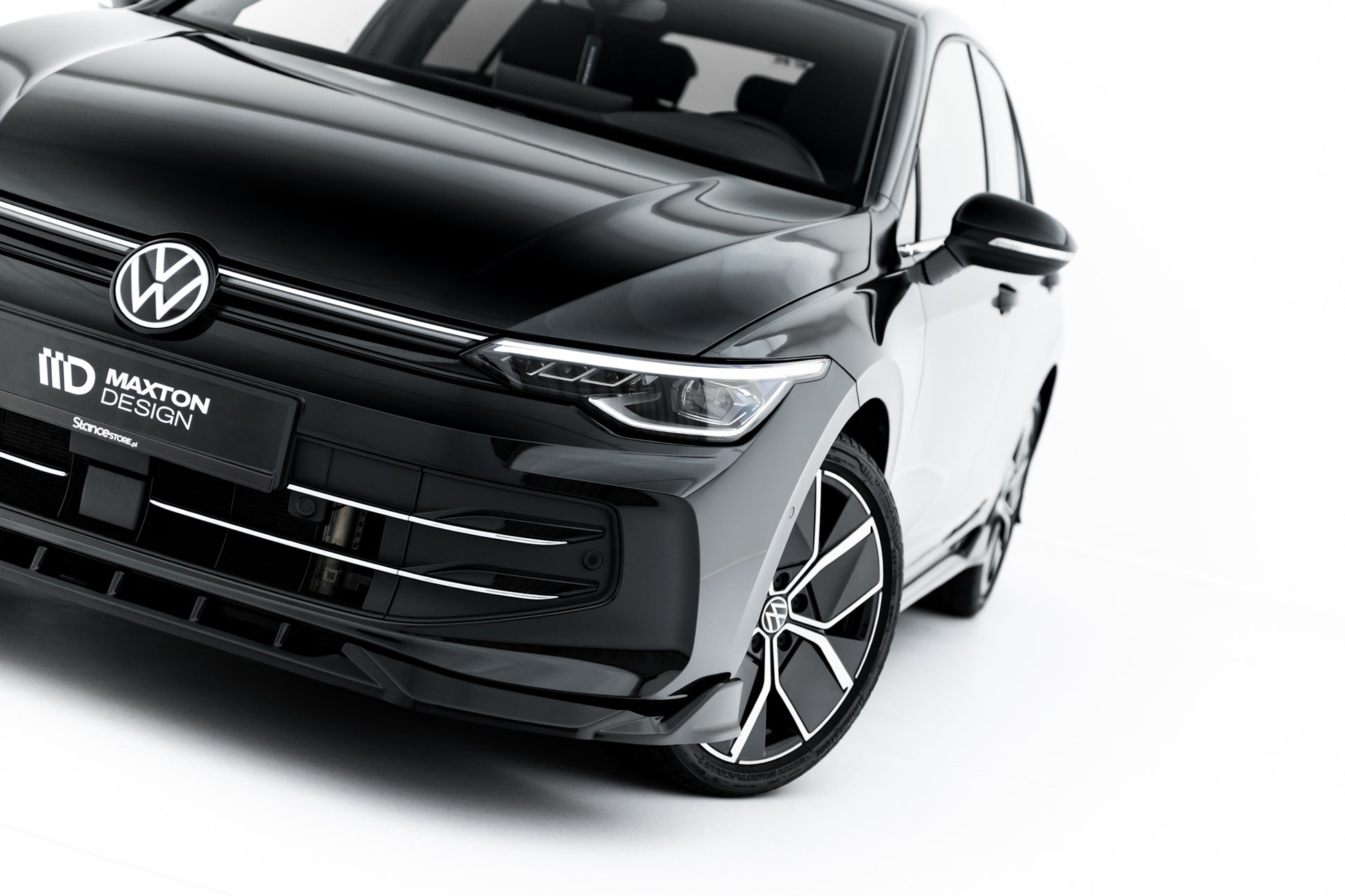 Front Splitter V.1 Volkswagen Golf Hatchback Mk8 Facelift