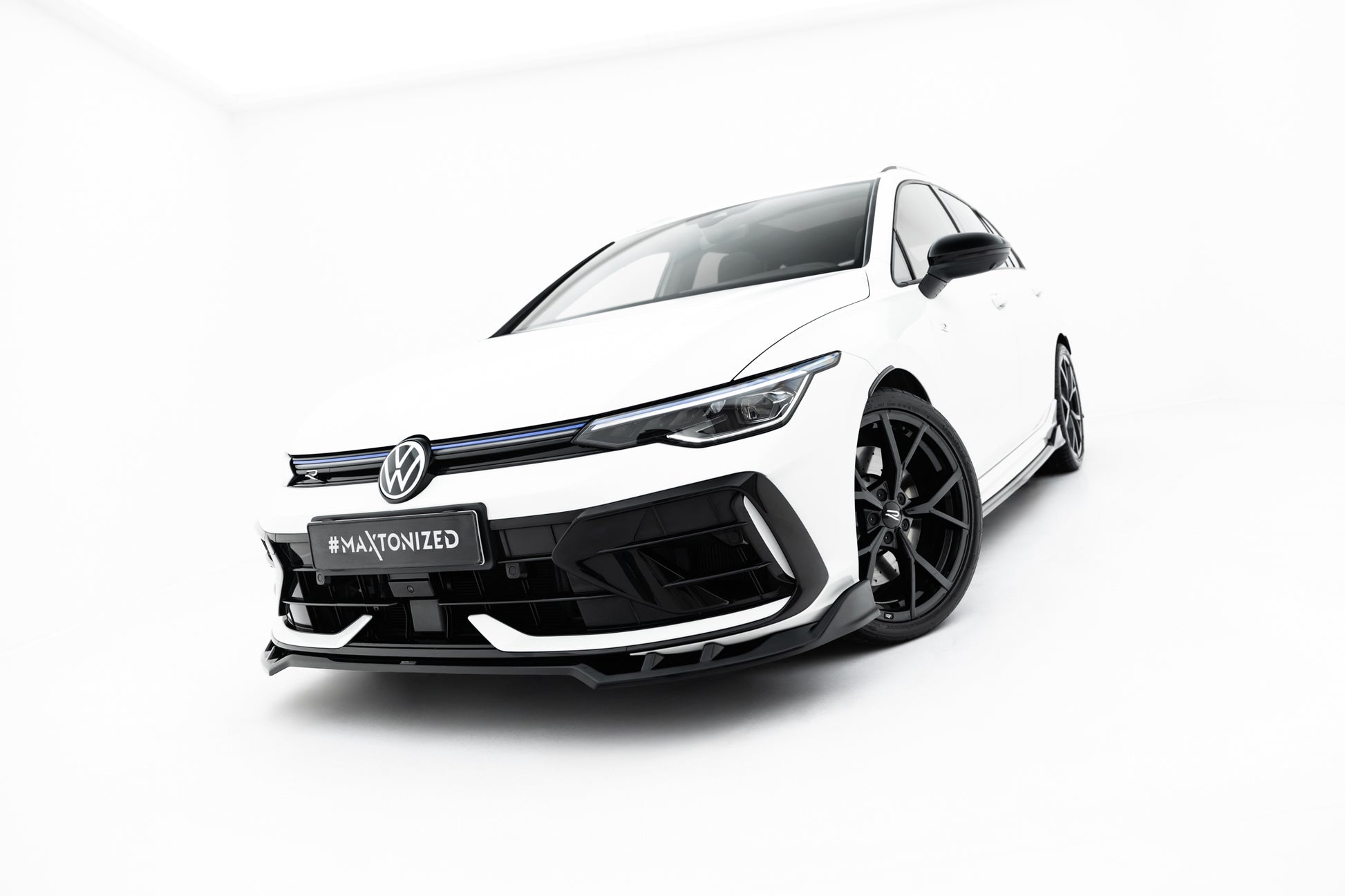 Front Splitter V.1 Volkswagen Golf R Variant Mk8 Facelift