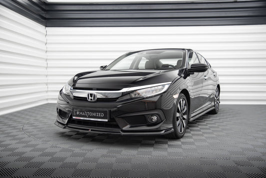Front Splitter V.2 Honda Civic Sedan Mk10