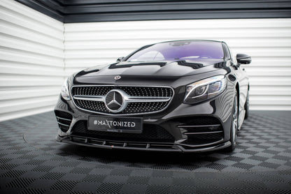 Front Splitter V.2 Mercedes-Benz S Coupe AMG Line C217