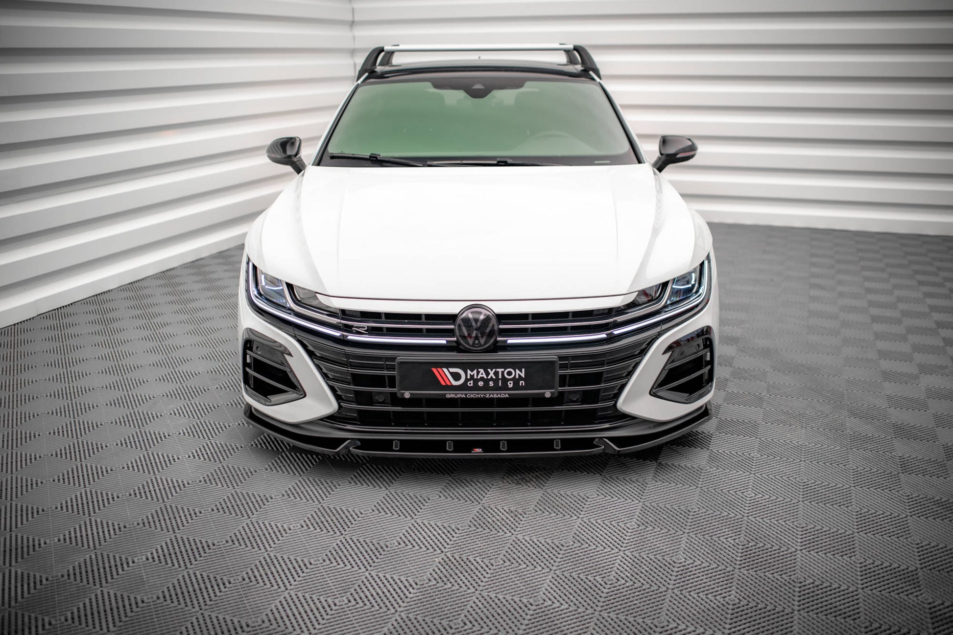 Front Splitter V.2 Volkswagen Arteon R Sedan / Shooting Brake Mk1 Facelift