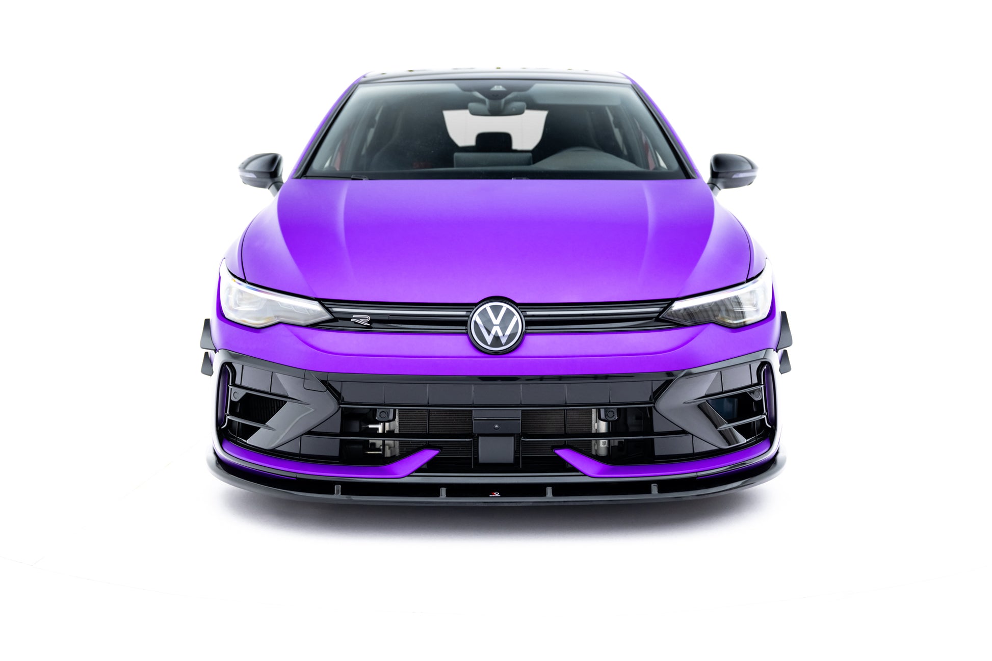 Front Splitter V.2 Volkswagen Golf R Hatchback Mk8 Facelift