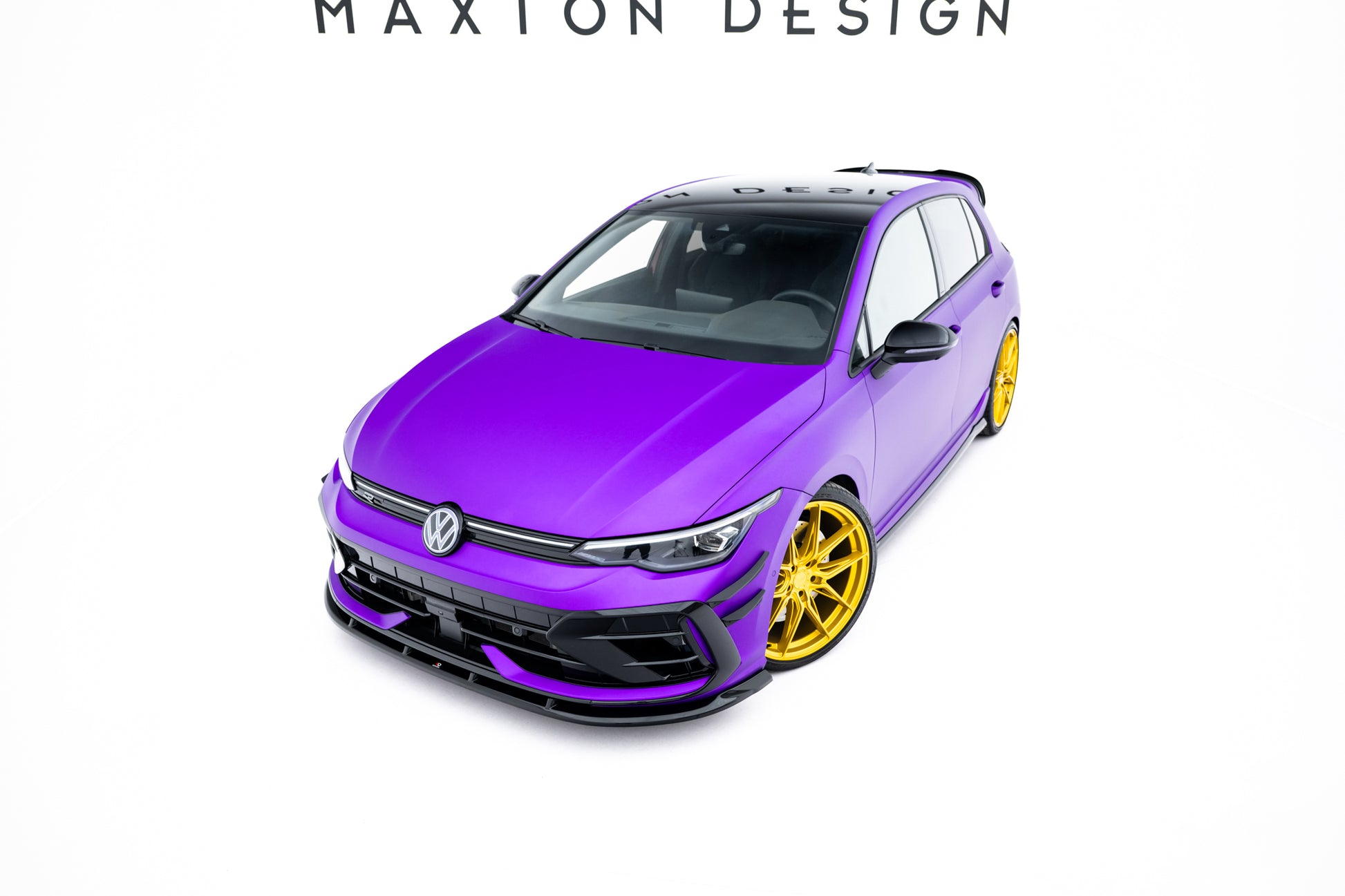 Front Splitter V.2 Volkswagen Golf R Hatchback Mk8 Facelift