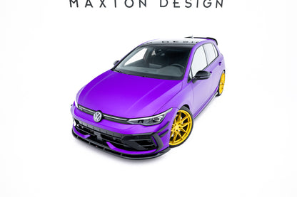 Front Splitter V.2 Volkswagen Golf R Hatchback Mk8 Facelift