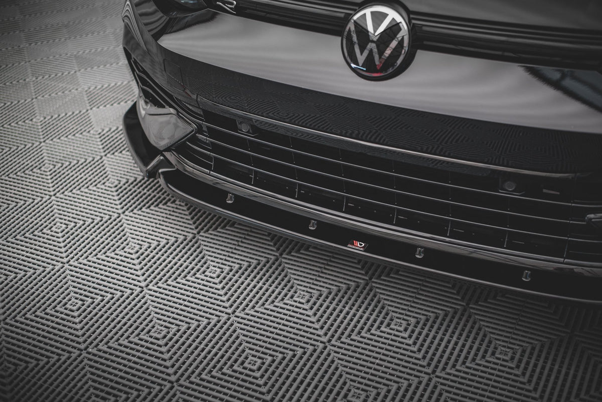 Front Splitter V.2 Volkswagen Golf R Hatchback / Variant  Mk8