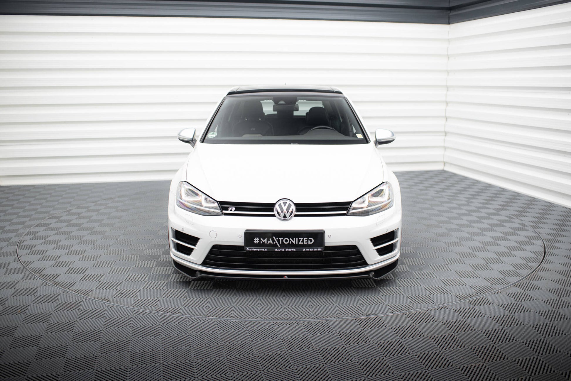 Front Splitter V.2 Volkswagen Golf R / R-Line Mk7