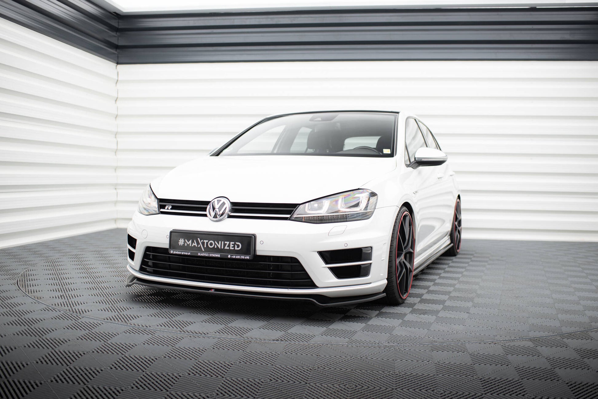 Front Splitter V.2 Volkswagen Golf R / R-Line Mk7