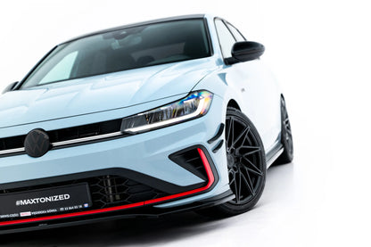 Front Splitter V.2 Volkswagen Jetta GLI Mk7 Facelift 2