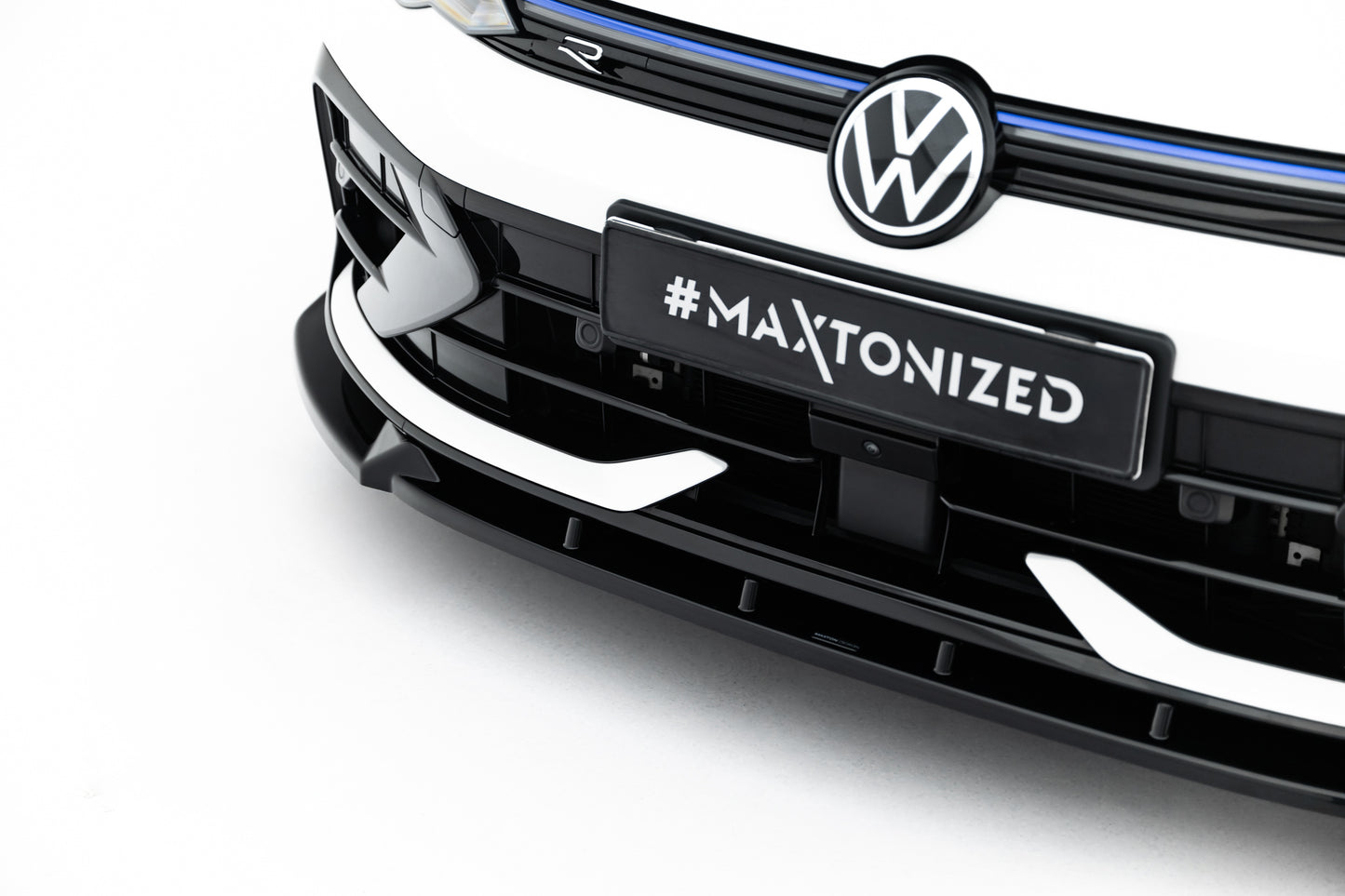 Front Splitter V.3 Volkswagen Golf R Variant Mk8 Facelift