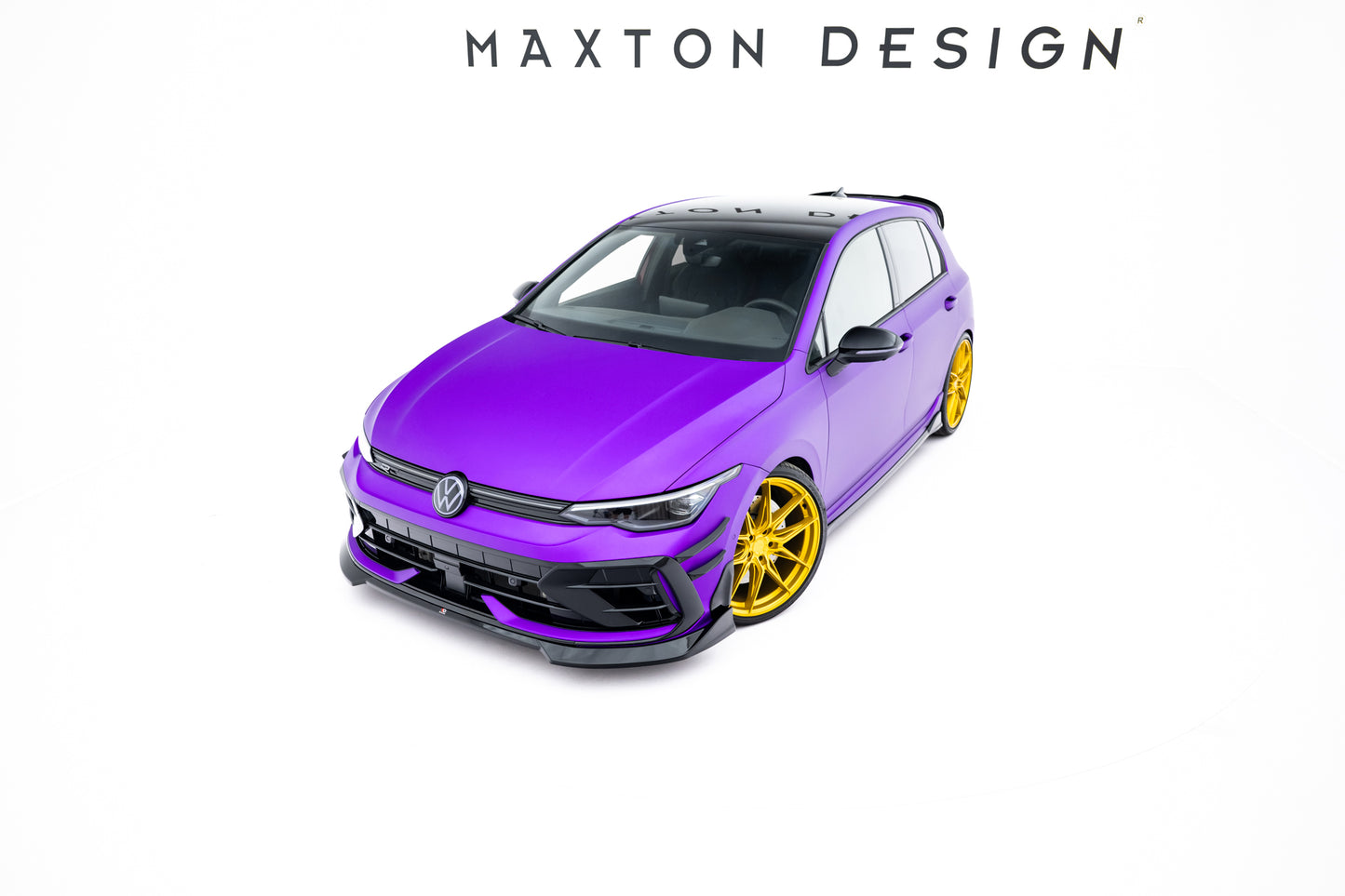 Front Splitter V.4 Volkswagen Golf R Hatchback Mk8 Facelift