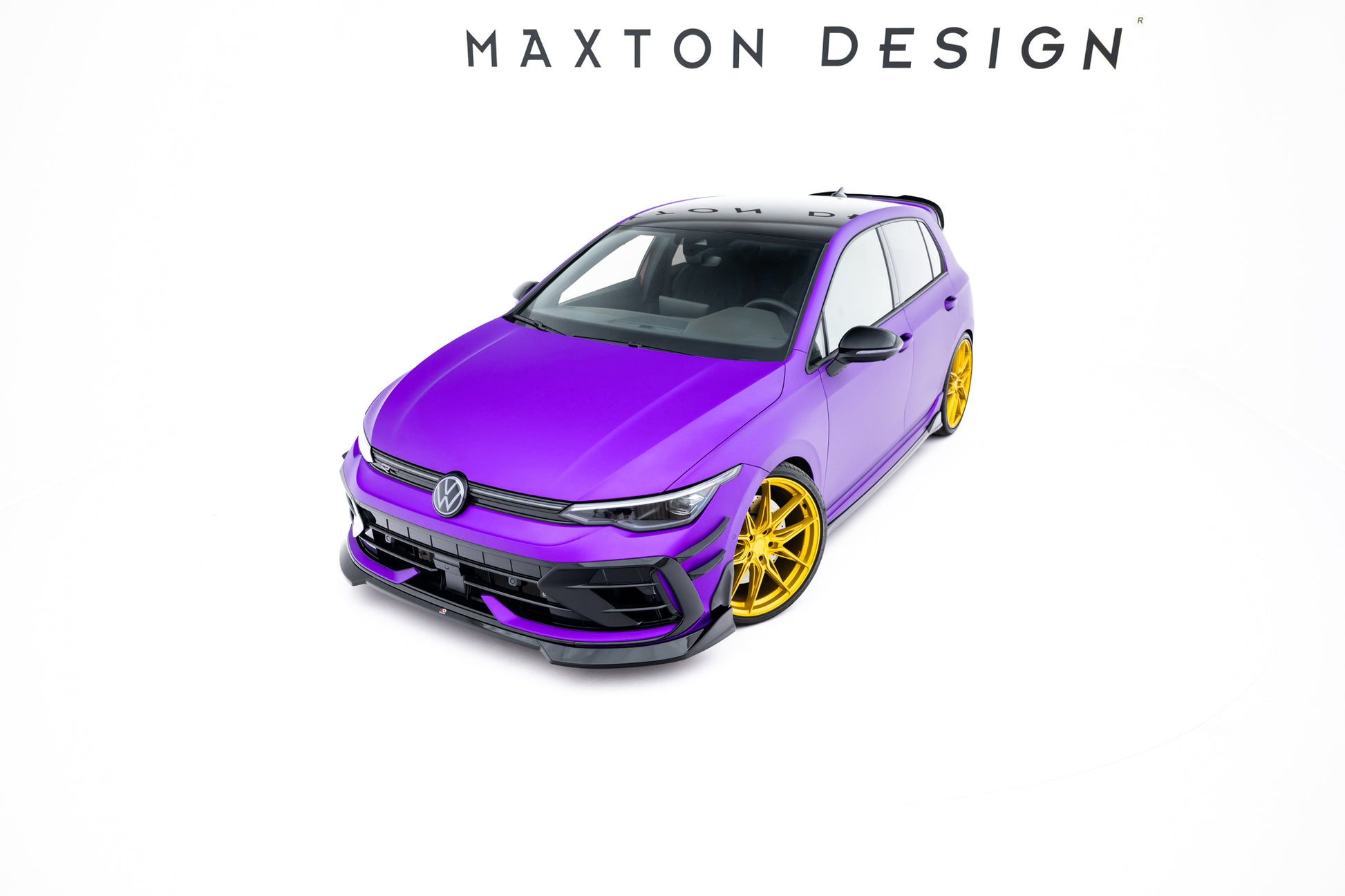 Front Splitter V.4 Volkswagen Golf R Hatchback Mk8 Facelift