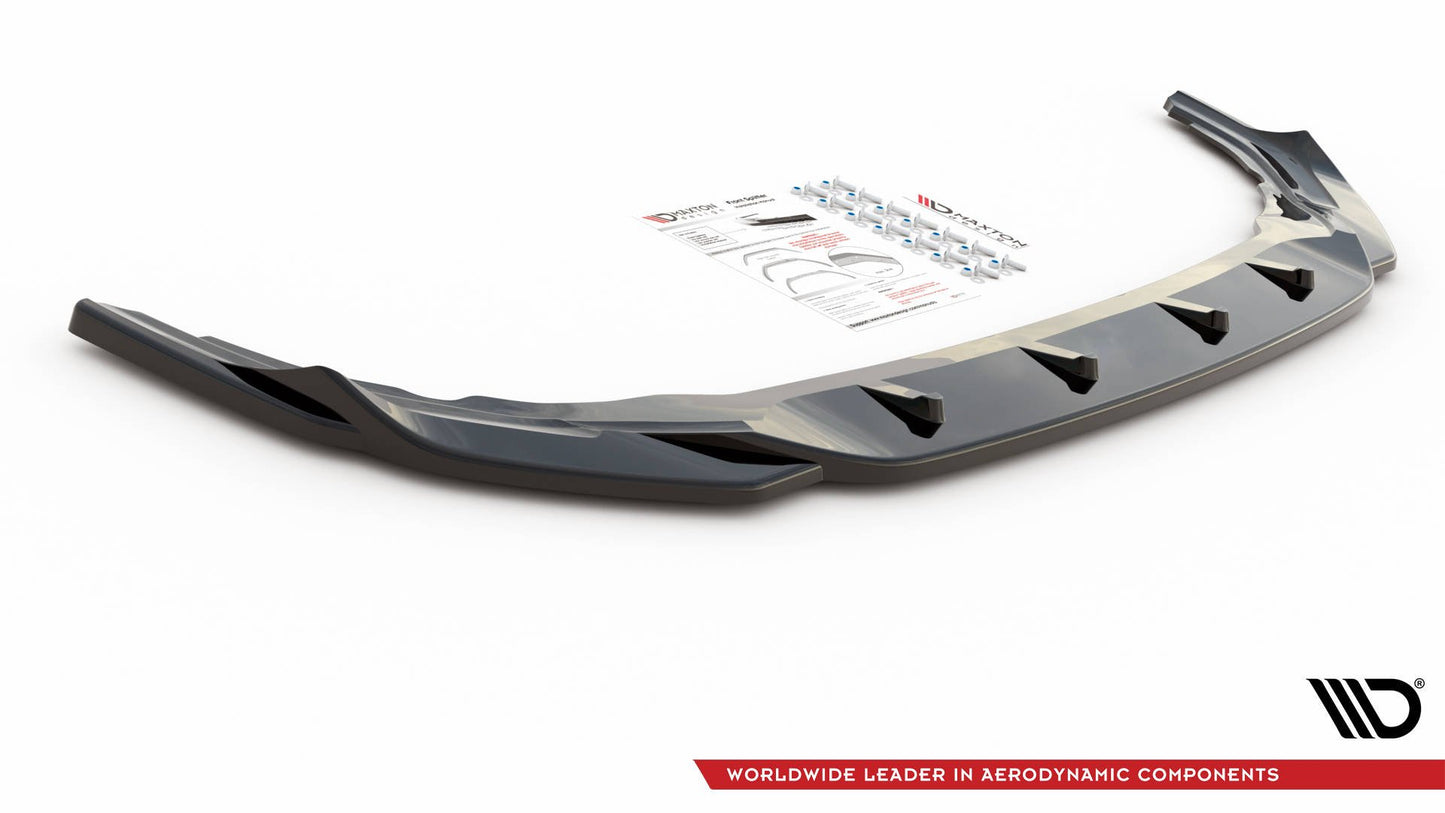 Front Splitter V.4 Volkswagen Golf R Hatchback / Variant  Mk8