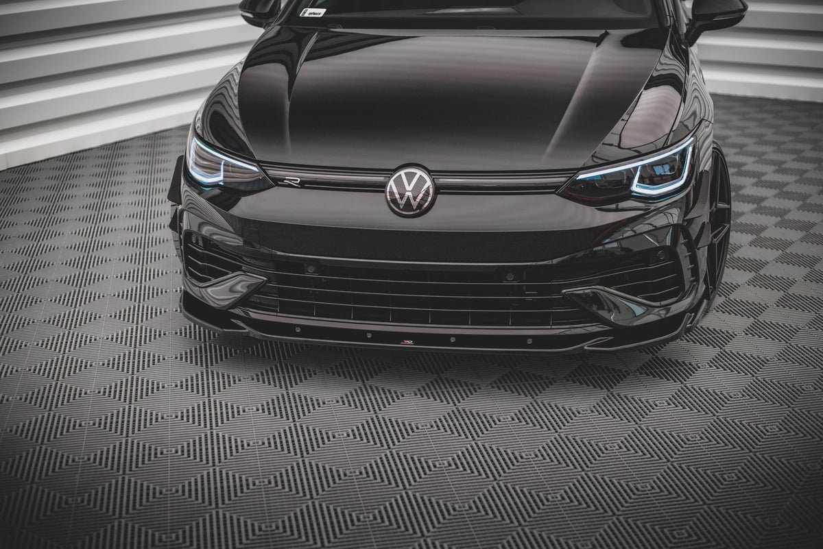 Front Splitter V.4 Volkswagen Golf R Hatchback / Variant  Mk8
