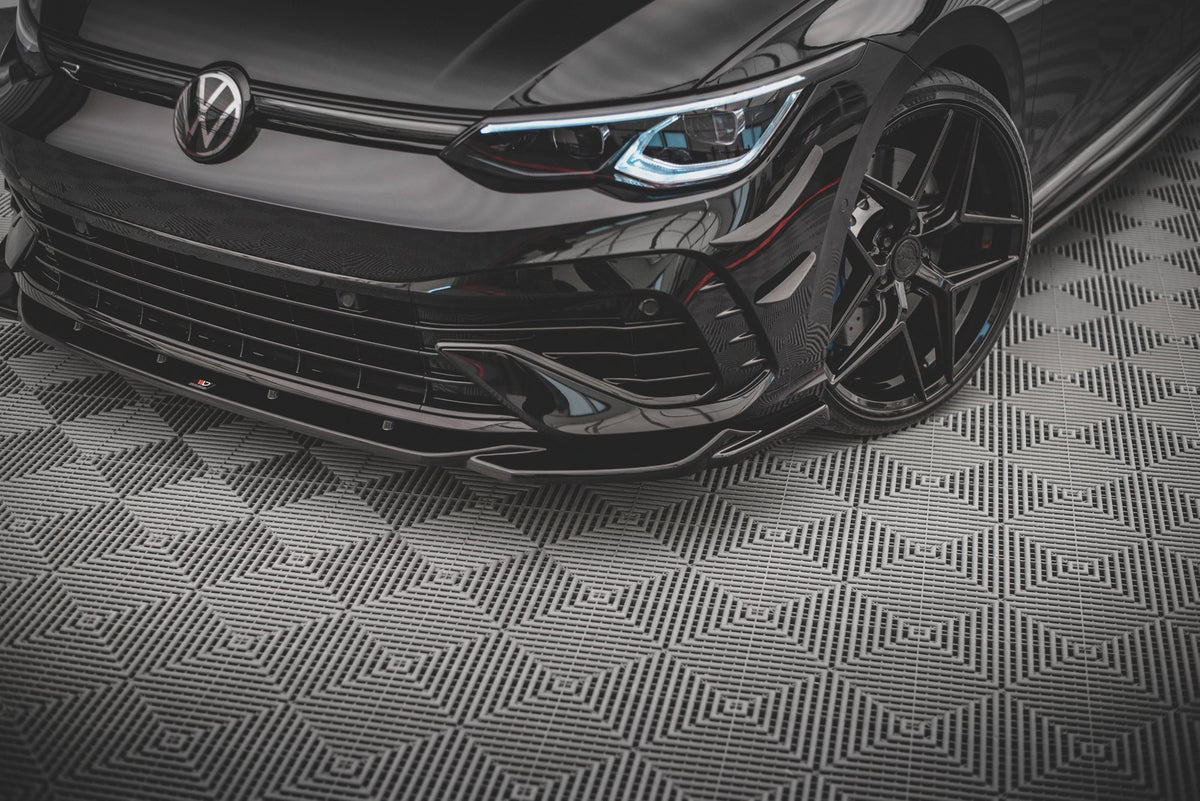 Front Splitter V.4 Volkswagen Golf R Hatchback / Variant  Mk8