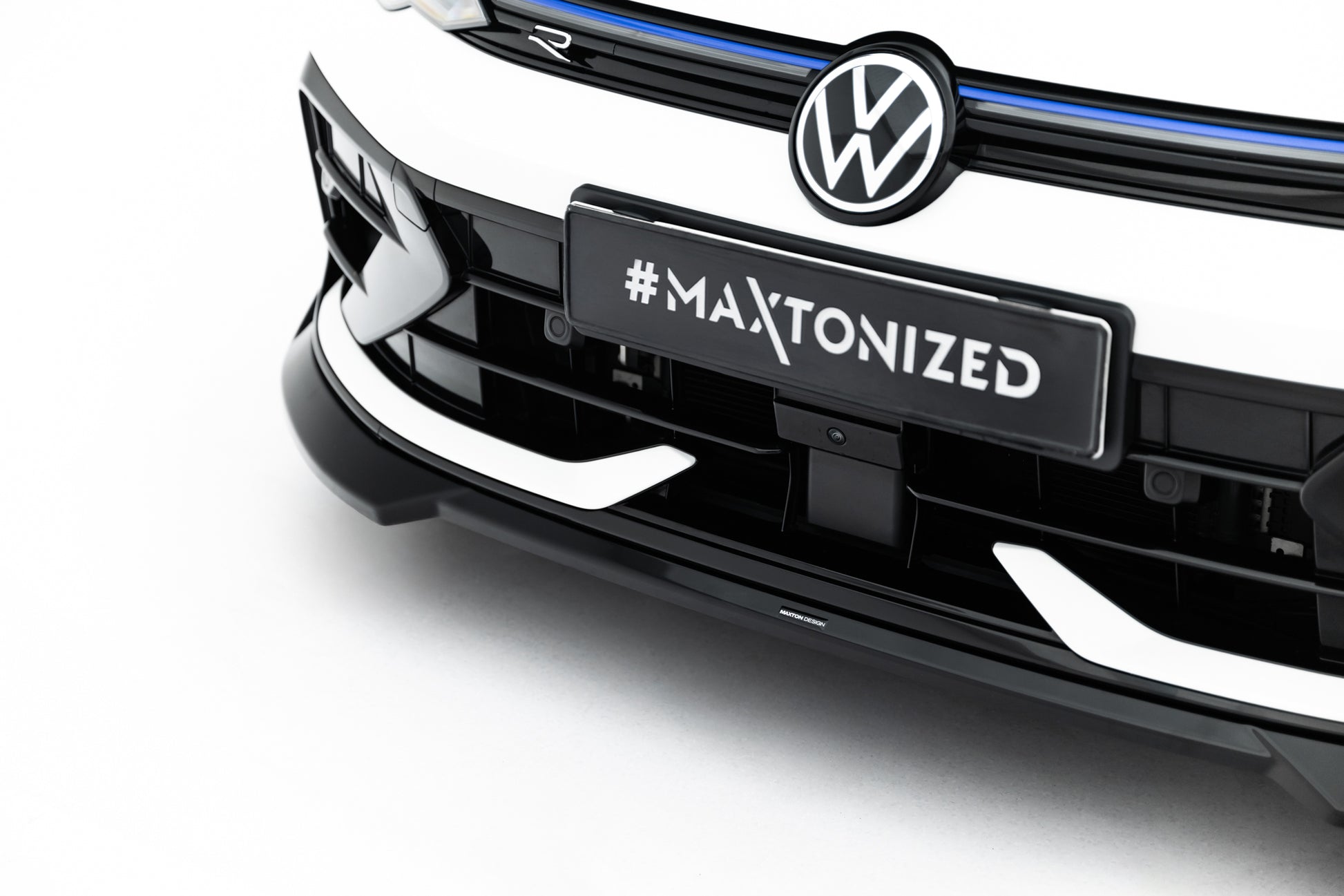 Front Splitter V.4 Volkswagen Golf R Variant Mk8 Facelift
