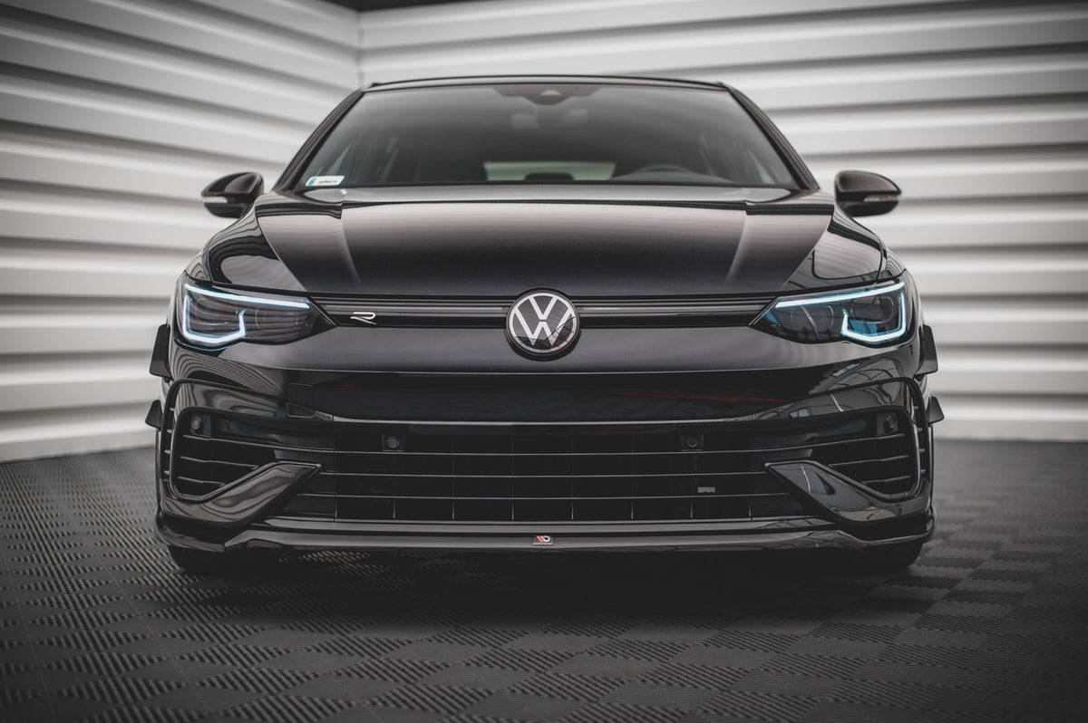 Front Splitter V.6 Volkswagen Golf R Hatchback / Variant  Mk8