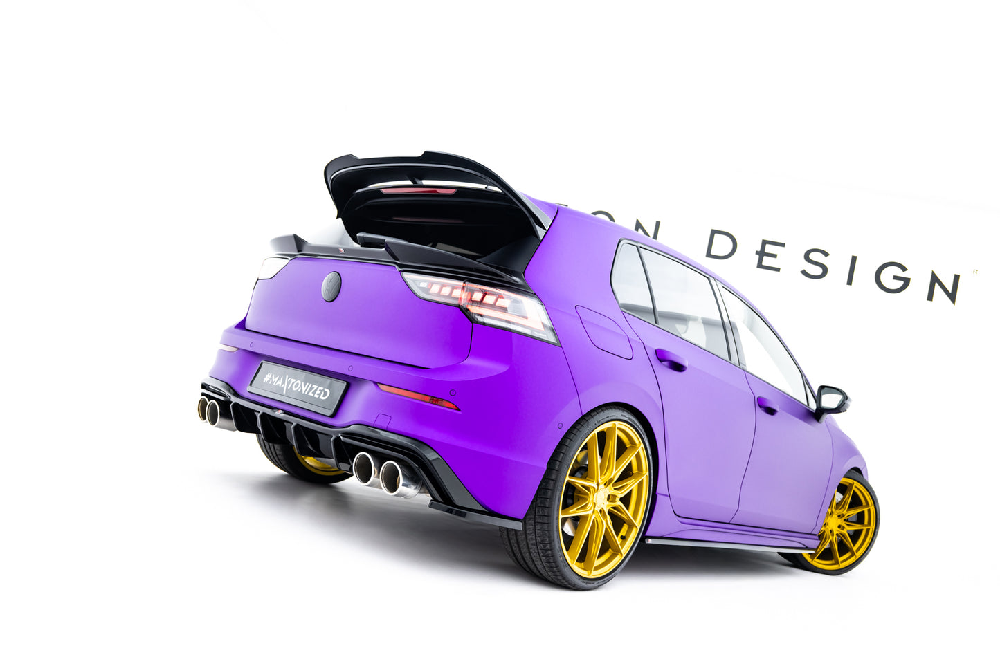 Lower Spoiler Cap 3D Volkswagen Golf  R Mk8 Facelift