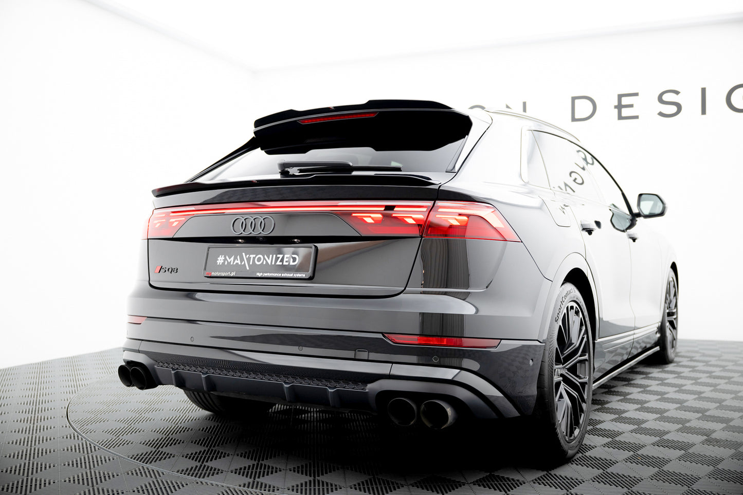 Lower Spoiler Cap Audi Q8 S-line / SQ8 Mk1 Facelift
