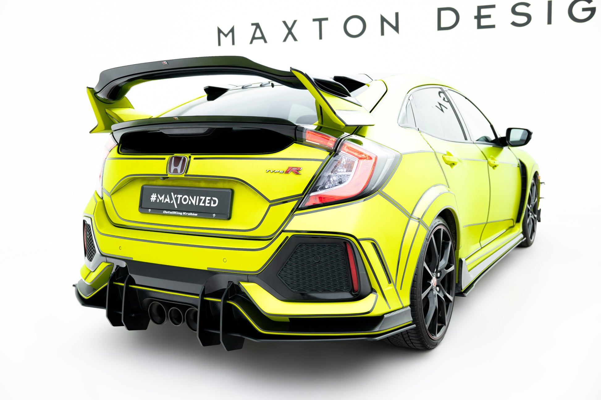 Lower Spoiler Cap Honda Civic Type-R Mk10 / Mk10 Facelift