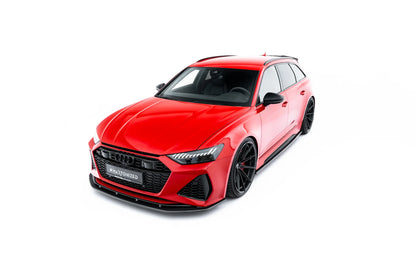 Prepreg Carbon Fiber Front Splitter Audi RS6 C8 / C8 Facelift