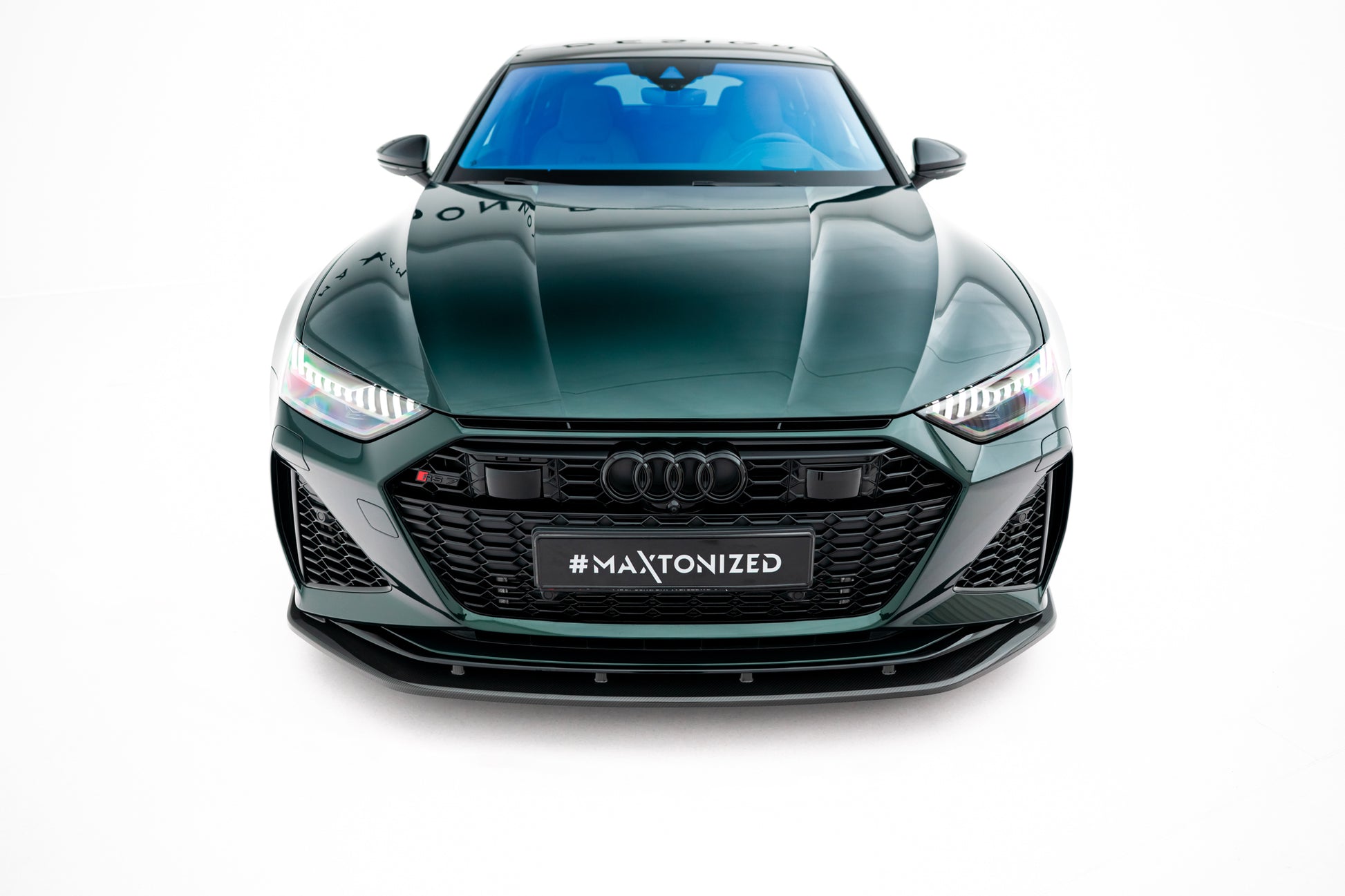 Prepreg Carbon Fiber Front Splitter Audi RS7 C8