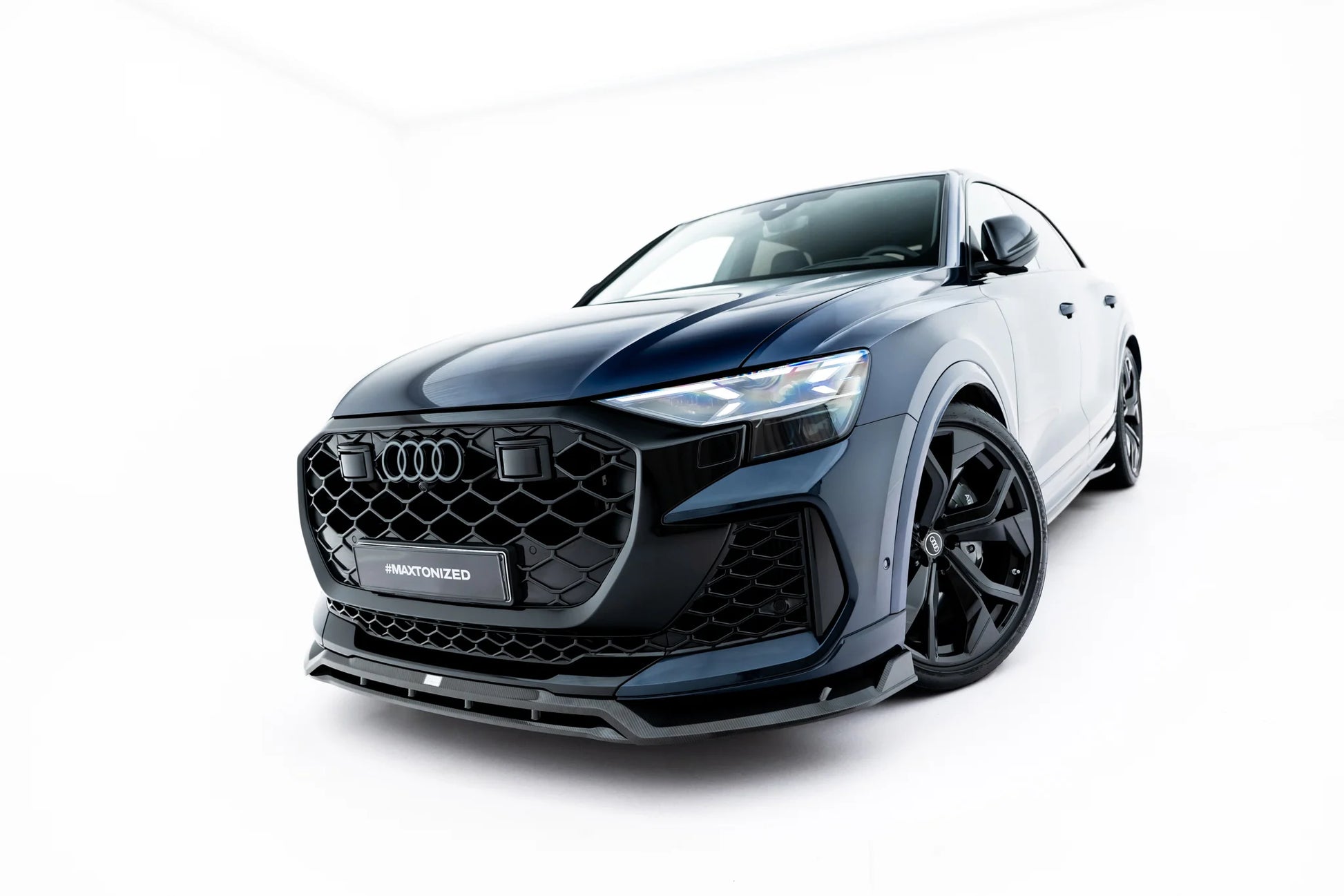 Prepreg Carbon Fiber Front Splitter Audi RSQ8 Mk1 Facelift