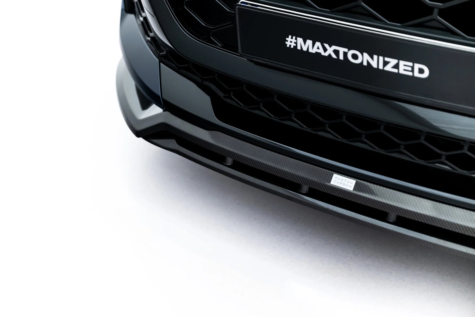 Prepreg Carbon Fiber Front Splitter Audi RSQ8 Mk1 Facelift