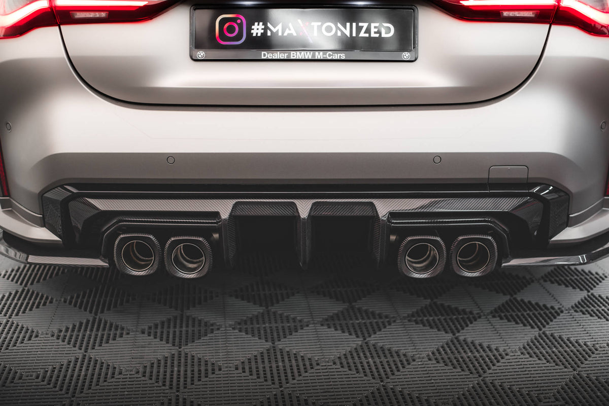 Prepreg Carbon Fiber Rear Diffuser BMW M4 G82 / G82 Facelift