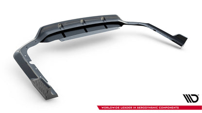 Prepreg Carbon Fiber Rear Diffuser BMW X7 M-Pack G07 Facelift (version without towbar)