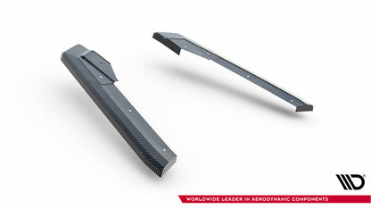 Prepreg Carbon Fiber Rear Side Splitters Audi RS7 C8