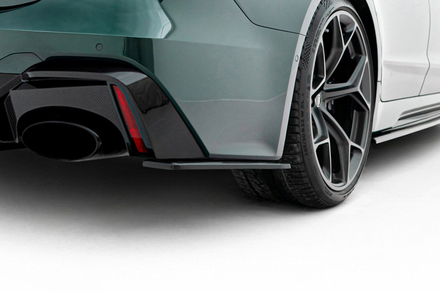 Prepreg Carbon Fiber Rear Side Splitters Audi RS7 C8