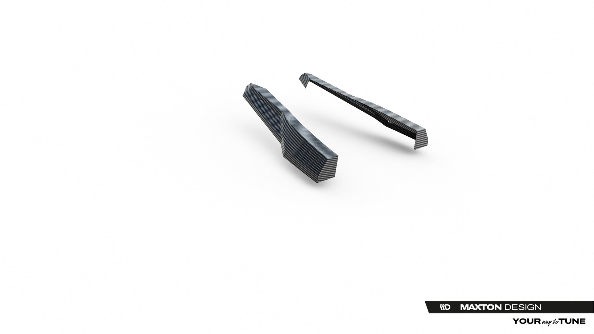 Prepreg Carbon Fiber Rear Side Splitters Audi RSQ8 Mk1