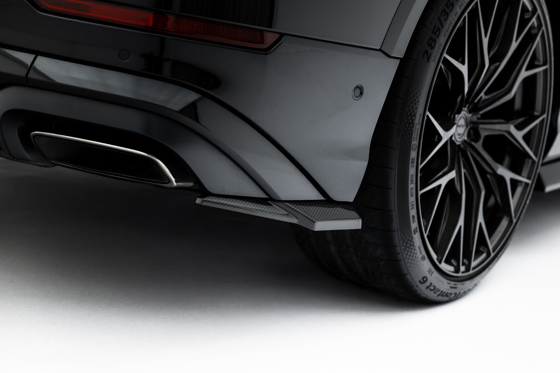 Prepreg Carbon Fiber Rear Side Splitters Audi SQ8 / Q8 S-Line Mk1 Facelift