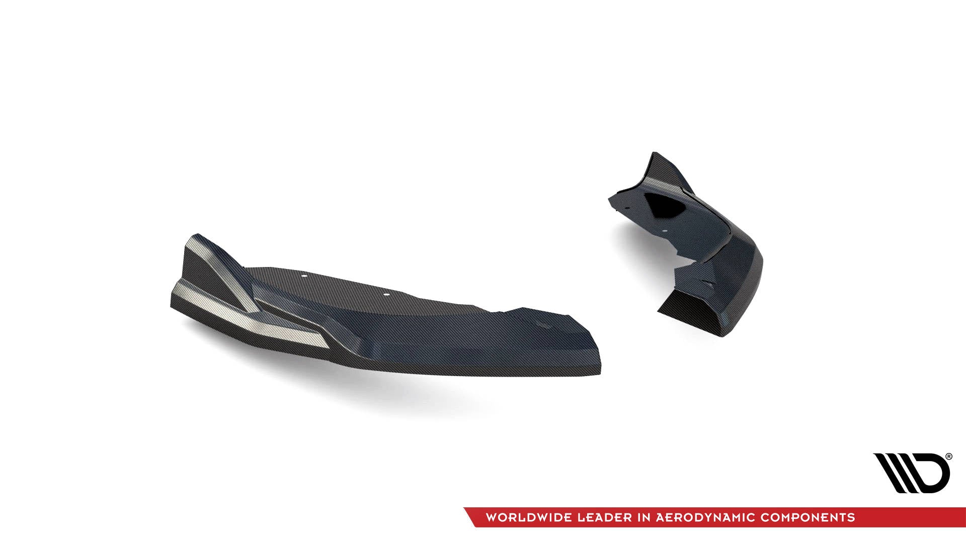 Prepreg Carbon Fiber Rear Side Splitters BMW 1 M-Pack /  M135i / 128ti F40