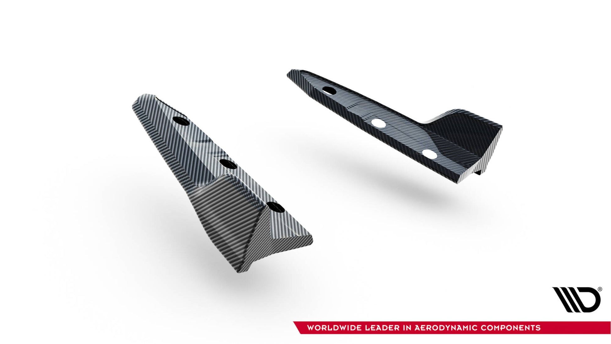 Prepreg Carbon Fiber Rear Side Splitters BMW X5 M F95 Facelift