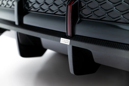 Prepreg Carbon Fiber Rear Splitter with vertical bars Audi RSQ8 Mk1 Facelift