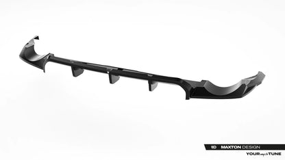 Prepreg Carbon Fiber Rear Splitter with vertical bars Audi RSQ8 Mk1 Facelift