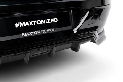 Prepreg Carbon Fiber Rear Splitter (with vertical bars) BMW 7 M-Pack / i7 M-Pack G70